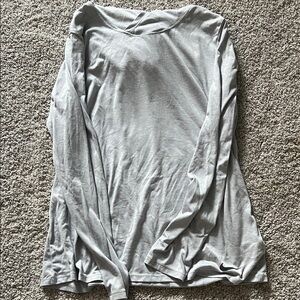 Nike Dri Fit Light blue/Gray Long Sleeve Shirt